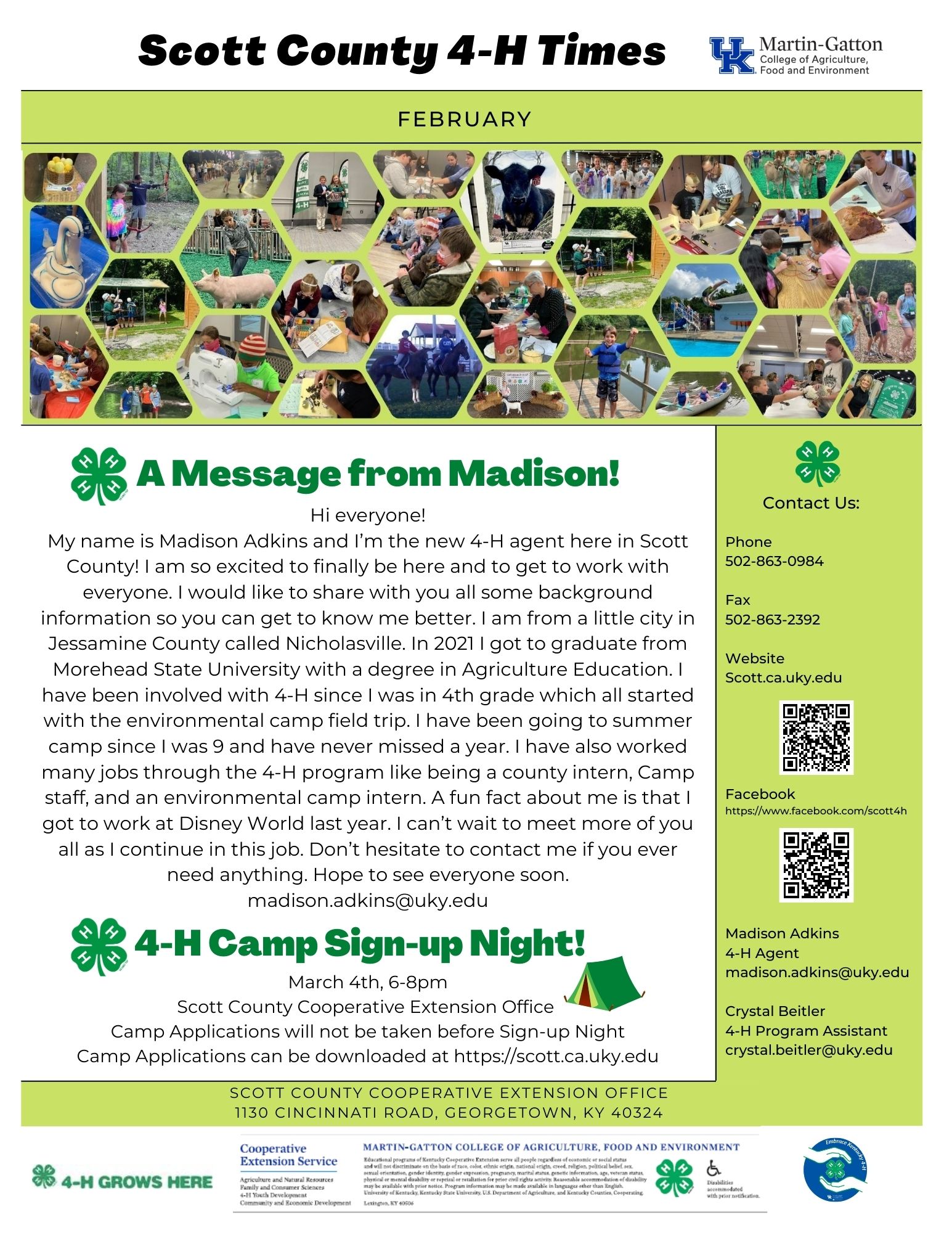 Scott County 4-H February Newsletter Preview